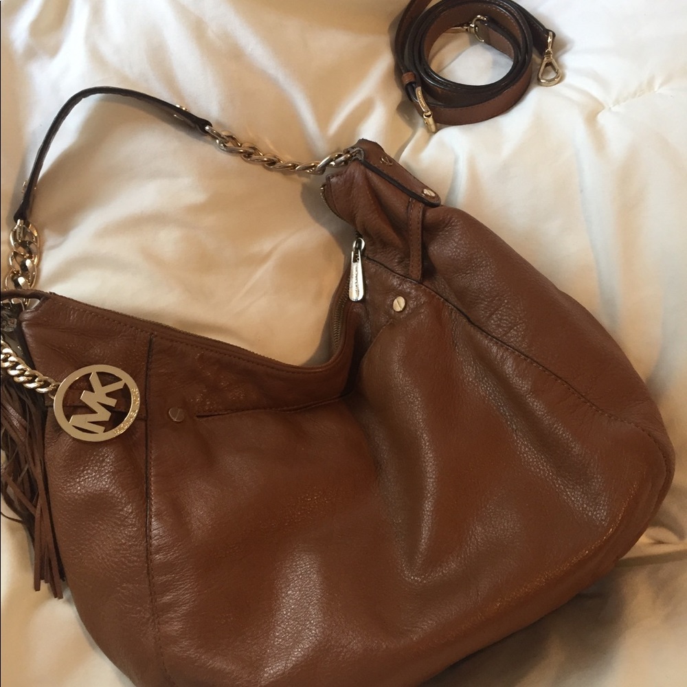 Authentic Micheal Kors leather handbag